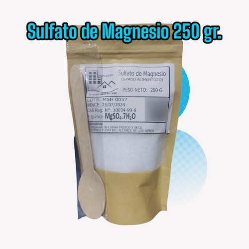 Sulfato De Magnesio Usp (250g)