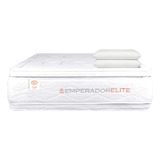 Colchón Doble Pillow Top 160x190 Emperador Elite+ 2almohadas