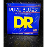 Cuerdas De Bajo Dr Puré Blues Nickel 45-125 5 Cuerdas