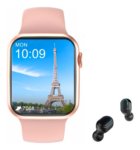 Smart Watch Tela Quadrada Compativel iPhone 13 14 15 Pro Max