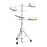 Practicador De Bateria,5 Pads Dw Dwcppadts5 Somos Lo Mejores Color Plateado