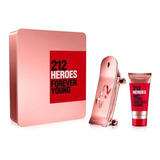 Set Carolina Herrera 212 Heroes For Her Edp 80ml Premium