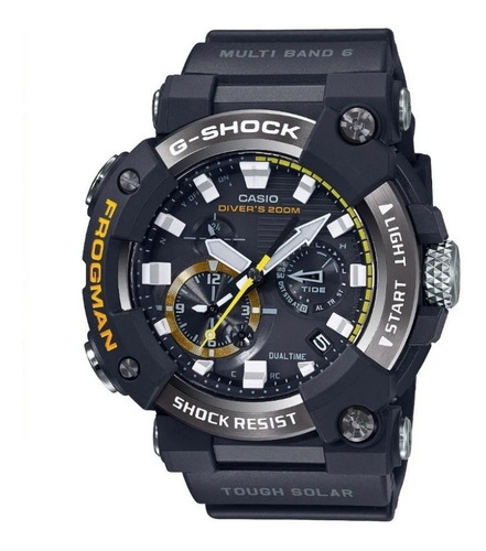 Reloj Casio G-shock Frogman Bt Tsolar Carbon Core Hombre