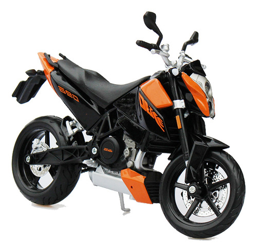 Nueva Ktm Rc390 Miniatura Metal Motocicleta Carreras 1/12