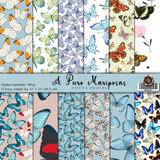 Colección A Puro Mariposa Scrapbooking X12 D' Arteche Crafts