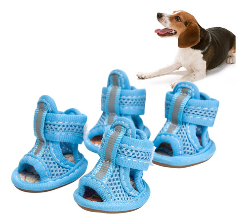 Paw Protector, 4 Unidades, Zapatos Medianos Para Perros
