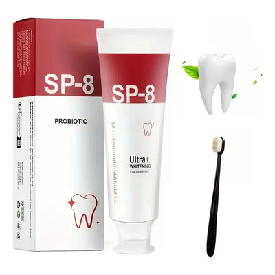 Pasta Dental AIYASHI SP-8 Blanqueadora 120g Probióticos Menta Aliento Fresco | MercadoLibre