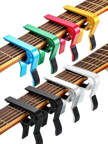 8 Piezas Guitarra Capo Accesorios Guitarra Capo Alumini...