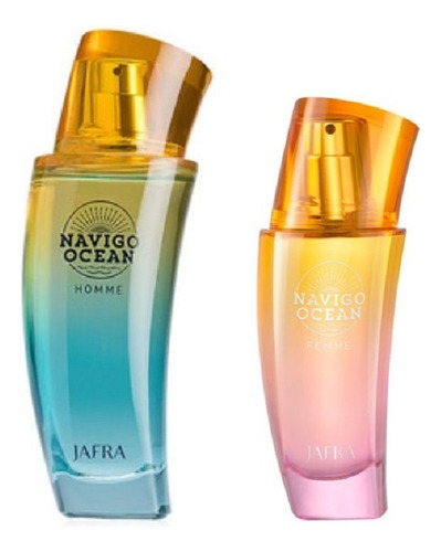 Jafra Navigo Ocean Hombre + Navigo Ocean Mujer