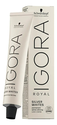 Tintura Igora Royal Absolutes Silverwhite 60ml Schwarzkopf 