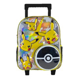 Mochila Pokemon Primaria Con Carro Vs1867