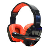 Auricular Gamer Con Microfono Y Luces Stereo Con Cable Jack 