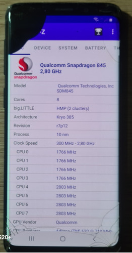 Sansung S9 128/4gb Ram Snapdragon 845