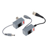 Par Power Balun Envia Poder Y Video Por Cable Utp Camaras