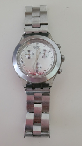 Reloj Swatch Precious Silver De Acero Ycg414g