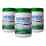 Cloro Instantáneo Nataclor 1kg X 3 Unidades