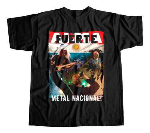 Almafuerte Remera Metal Nacional (iorio -v8-almafuerte)