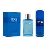 Perfume Boos Acqua 100ml + Desodorante 150ml Hombre Original