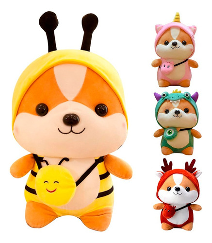 Peluche Perro Shiba Ardilla Abeja Dinosaurio Huggy Wuggy 