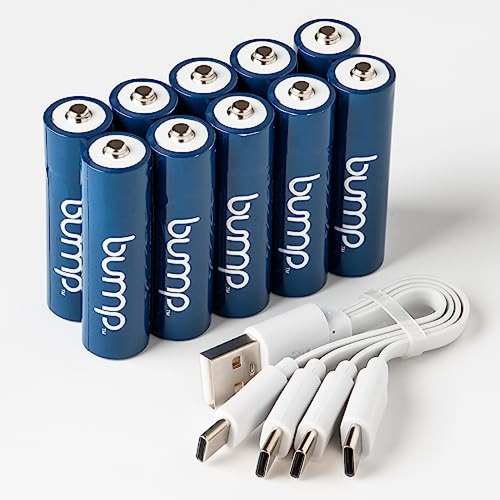 Pilas Recargables Baterías Nimh Recargables Bump Aa Usb-c -