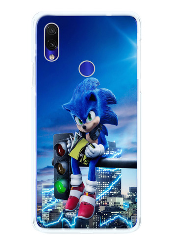 Capinha Compatível Xiaomi Redmi Note 7 Sonic Azul
