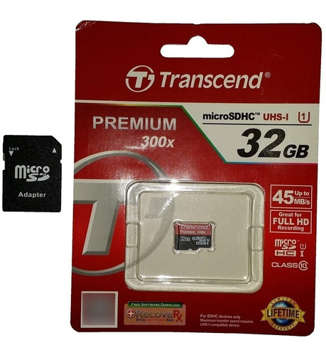 Exclusiva Microsd 32gb 300x 45mb/s Uhs-i Muy Rápida