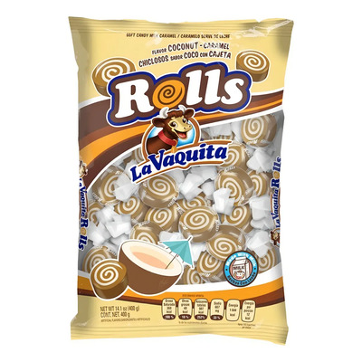 Vaquita Caramelos Chiclosos Sabor Coco Con Cajeta 400g Para Fiesta | MercadoLibre