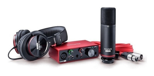 Kit De Grabación Focusrite Scarlett Solo Studio Pack 3 Gener