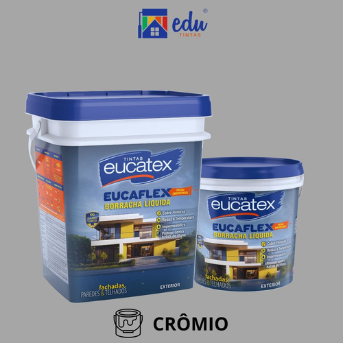 Tinta Emborrachada Hidrorrepelente Eucatex Cores 20kg 