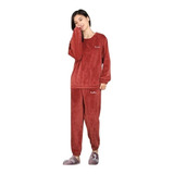 Pijama De Mujer Cinjunto Plush   Unicolor