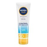 Protector Solar Nivea Sun Control De Brillo Fps 50+, 50ml