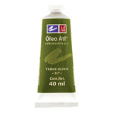 Oleo Atl T-14 Tubo De 40 Ml Color A Escoger Pintura Color 217 Verde Olivo