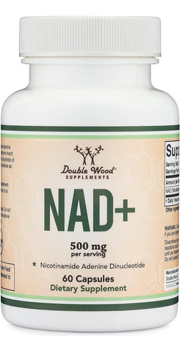 Nad+ 500 Mg 60 Capsulas - Double Wood Supplements