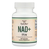 Nad+ 500 Mg 60 Capsulas - Double Wood Supplements