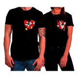 Polera Duo Parejas Día De Los Enamorados Mickey Y Minnie 120