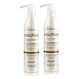 Kit Nutra Hair Cachos Gloss Modelador + Fluido Fixador 500ml