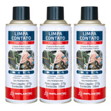3 Limpa Contato Spray Contactec - Implastec 350ml