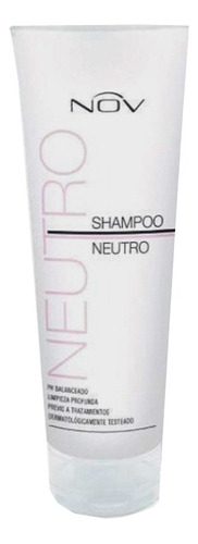 Shampoo Nov Neutro Alisados Peluqueria Uso Diario X 240 Ml