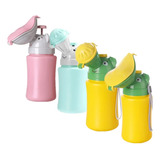 Baño Entrenador Portatil Viaje Plastico Niño O Niña Urinario Color Amarillo Niña