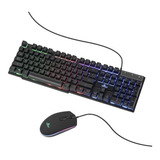 Kit Teclado Y Mouse Gamer Yeyian Phoenix Rgb Usb Español