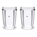 Vasos De Repuesto Para Licuadora Nutribullet 600w/900w 18oz