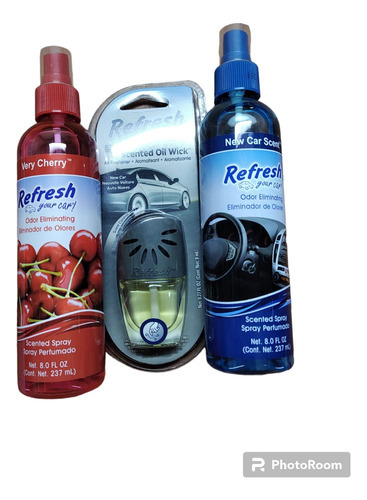  Combo Refresh Your Car Perfume Auto Aroma Fragancia Fs