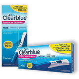 Pack X2 Pruebas De Embarazo Clearblue Plus + Digital 