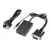 Conversor Cable Vga A Hdmi | Conecta Notebook O Pc A Monitor