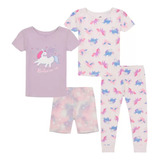 Pijama 4 Piezas Para Niñas Kids Headquarters