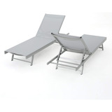 Gdfstudio Allen - Chaise Lounge De Malla Para Exteriores Co.