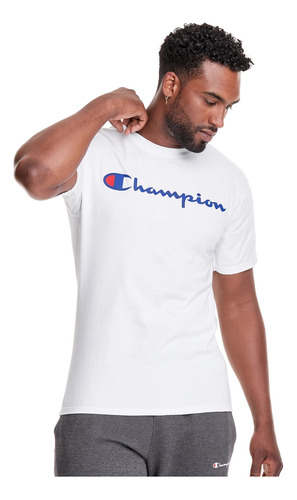 Polera Hombre Champion Script Graphic