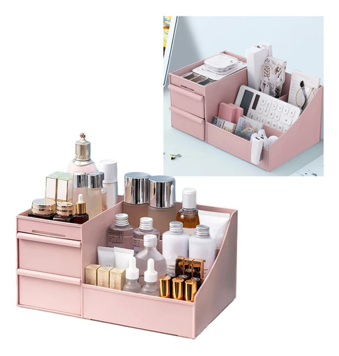 Caja De Almacenamiento De Cosméticos, Elegante Encimera Mult