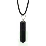Collar De Obsidiana Colgante - Natural Stone Stone Jewelry