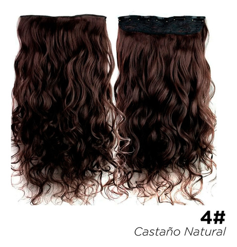 Extensión Cortina Pelo Colageno Natural Premium Ondas 65cm